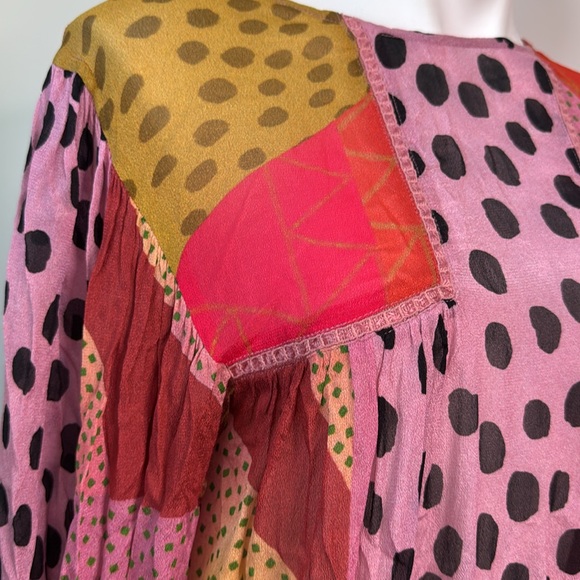 Bl-nk London Miranda Balloon Sleeve Top EUC - Picture 4 of 11